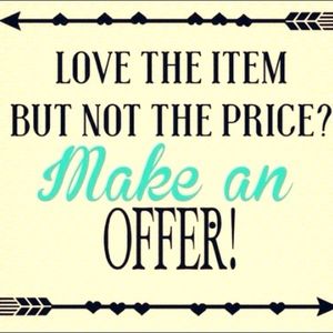 All Reasonable Offers Welcome!